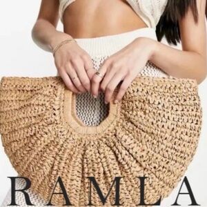 Brand New RAMLA Women's half moon Rafael Bag